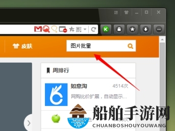 《猎豹浏览器》批量下载网页图片的方法介绍